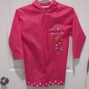 Disney Pink Minnie Mouse Vinyl Raincoat